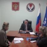 Депутат Госсовета УР  Олег Гуров провел приём граждан