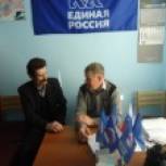 В Октябрьском районе прошел Единый приемный день