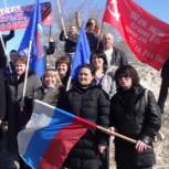 Вольчане провели автопробег в честь годовщины воссоединения Крыма и России