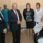 Виктор Бабурин посетил медучреждения Козельского района