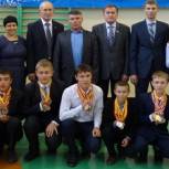 В Асановской школе Комсомольского района открылся обновленный спортивный зал