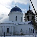В селе Державино в рамках партпроекта продолжается реставрация храма