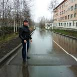 В Губахе молодогвардейцы проверили состояние дорог