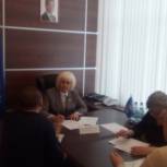 Людмила Самойлина провела прием граждан 