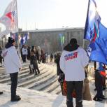 Омские партийцы приняли участие в самом холодном забеге мира