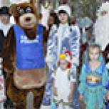 В Оренбуржье «Дед Мороз-единоросс» поздравил около 22 тысяч детей