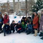 В Ульяновске в рамках партпроекта прошел конкурс снежных фигур 