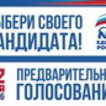 Предварительное голосование. Регистрация участников продолжается