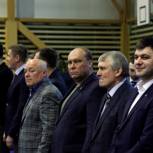 Андрей Колесник принял участие в открытии турнира по греко-римской борьбе в Советске