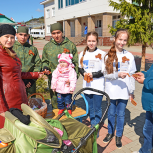В с.Караидель проходит акция «Георгиевская ленточка»