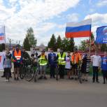 Активисты Единой России Золотухинского района встретили велопробег 