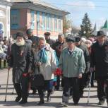 Единороссы Венгеровского района встретили годовщину Дня Победы