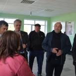 Андрей Шевченко и Александр Жарков посетили с рабочим визитом Октябрьский район  