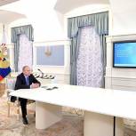 Президент РФ принял участие в запуске нового нефтеналивного терминала в Заполярье