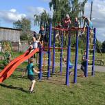 В Гороховце открыта новая детская площадка