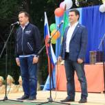 Партийцы поздравили жителей трех сел с праздником