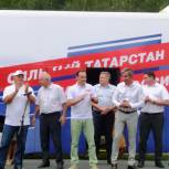 Партийная республиканская эстафета «Сильный Татарстан! Единая Россия!» стартовала с Зеленодольска