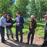 Мерген Ооржак побывал в западных кожуунах Тувы