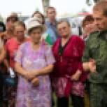 Губернатор Приамурья встретился с жителями подтопленного села 