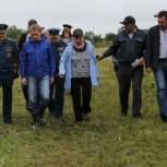 Александр Козлов оценил обстановку в пострадавшем от сильного циклона Серышевском районе