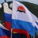 В Петропавловске состоялся торжественный митинг, посвященный Дню Государственного флага РФ