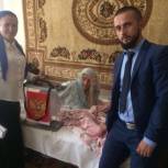 Старейшая жительница Чеченской Республики приняла участие в голосовании