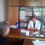 Мокшанский район: Любовь Рузманова провела прием граждан