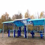 В Сыктывкаре появился очередной тренажерный комплекс под открытым небом