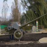 В Воробьевке установили памятник артиллерии – богу войны
