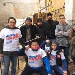 Молодогвардейцы Талдомского района поработали в храме Благовещения в деревне Станки 
