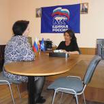Надежда Щукина провела прием в Сасовском районе