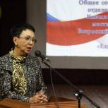 Лариса Шойгу приняла участие в отчетно-выборном собрании первичного отделения «Чеховское» Кызылского городского отделения Партии