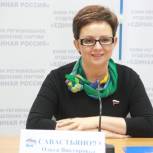 Ольга Савастьянова  поздравила коллег с Днем рождения партии «Единая Россия»
