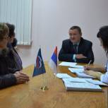 В Карасукском районе в День рождения Партии прошел личный прием