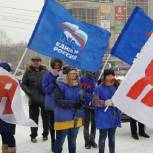 В Пушкинском районе прошел митинг, посвященный 75-летию Битвы под Москвой