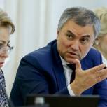 Володин предложил меры по повышению эффективности законотворчества