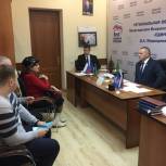 Валентин Суббот провел прием граждан в Брянске