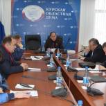 Депутаты Курской облдумы обсудили пенсионное обеспечение, здравоохранение и спорт