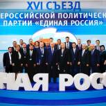 XVI Съезд Партии «ЕДИНАЯ РОССИЯ» завершил свою работу