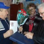 Партийцы Юрино поздравили ветерана с 90-летием