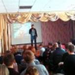Единоросс провел лекцию для  курских школьников о вреде наркотиков
