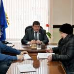 Алексей Золотарев провел прием граждан