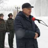 Виктор Бабурин принял участие  в торжественном митинге в Козельске