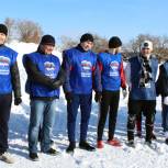 Ишимские единороссы сыграли в мини-футбол на снегу