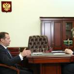 Дмитрий Медведев провёл рабочую встречу с губернатором Ставрополья