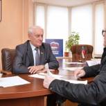 Николай Беляев провел прием граждан в приемной Председателя партии «Единая Россия»