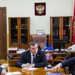 Олег Димов провел встречу с вице-президентом Федерации гандбола России