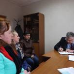Депутат Валерий Соловей провел личный прием граждан в Междуреченском районе