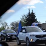Кузнецкий район: участников автопробега приветствовали в четырех селах