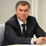 Володин: У тех, кто хочет мирной России, кандидат в президенты только один